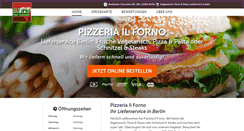 Desktop Screenshot of pizzeria-il-forno.de