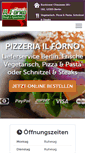 Mobile Screenshot of pizzeria-il-forno.de